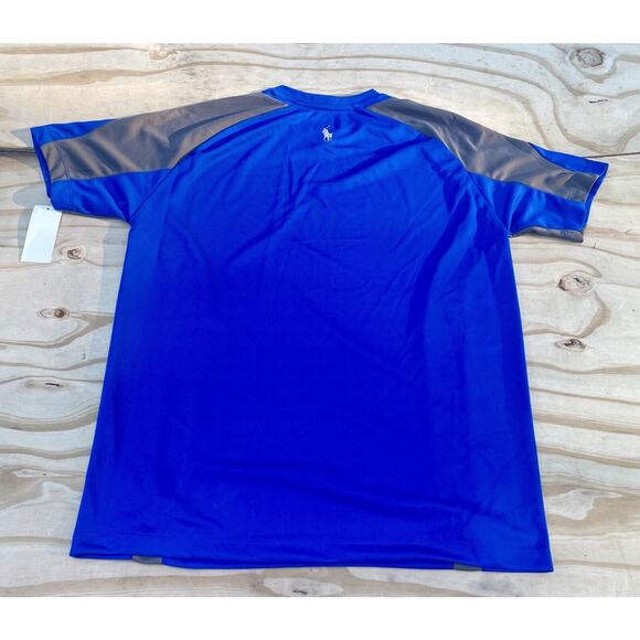 POLO by Ralph Lauren Fall 6 Active V-Neck T-Shirt Men's Blue SIZE XL NEW - Picture 5 of 5